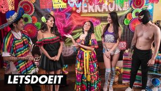 Sophia Leone Natalia Nix vad orgia forró puncikkal